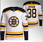 Men's Boston Bruins #38 Patrick Brown White Stitched Jersey,baseball caps,new era cap wholesale,wholesale hats